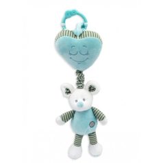 Tulilo plüss zenélő játék - menta egér