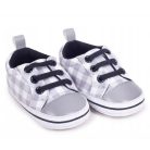 Yoclub Bébi Cipő 0-6 hó - Szürke kockás