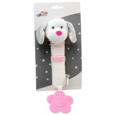   Tulilo pihe-puha sípoló játék rágókával - rózsaszín kutyus