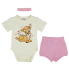 Disney Bambi rövidnadrágos kislány nyári szett fejpánttal (68)