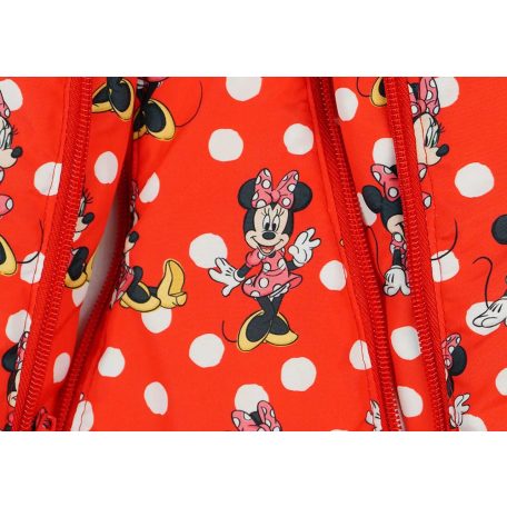 Disney Minnie bélelt kapucnis bébizsák 68-74 piros