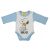 Hosszú ujjú baba body Snoopy mintával  (62) - fehér/v.kék