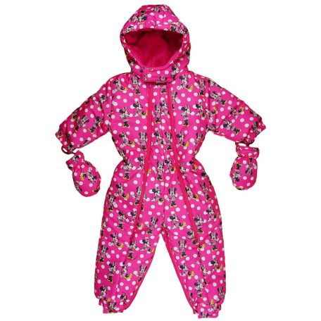 Disney Minnie baba kapucnis overall kesztyűvel 80-86 pink