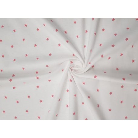 Vaganza mintás pamut babatakaró 70x90 cm - rózsaszín apró csillag 