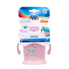    Canpol babies Non-spill cup 200 ml  csöpögésmentes itatópohár nyuszi