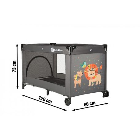 P&M Koot 1 szintes utazóágy - Lion Grey