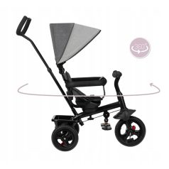 MoMi IRIS tricikli (forgatható üléssel) - Grey