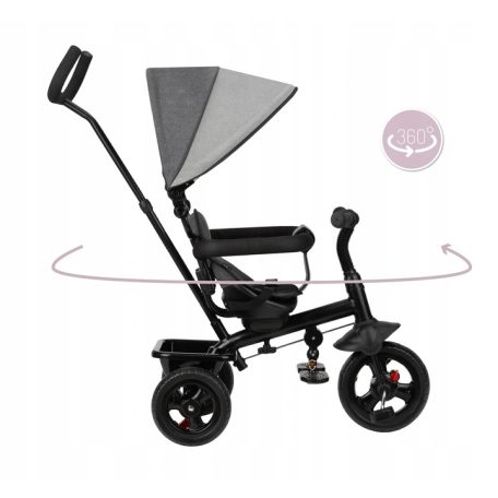 MoMi IRIS tricikli (forgatható üléssel) - Grey