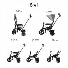 MoMi IRIS tricikli (forgatható üléssel) - Grey