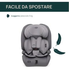   Chicco Gro-Up biztonsági autósülés I-Size 76-150 cm Isofix-nélküli autókba - Stone