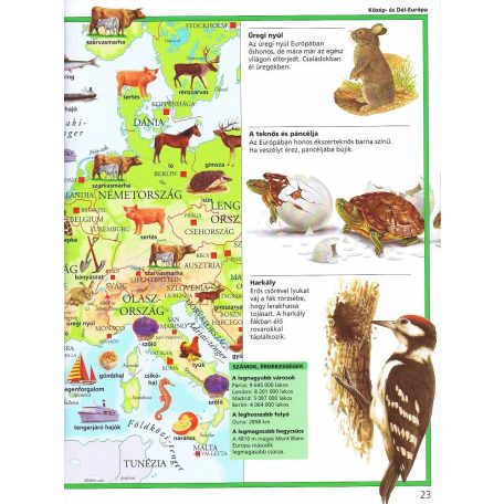 Képes atlasz gyermekeknek - Állatok a világban