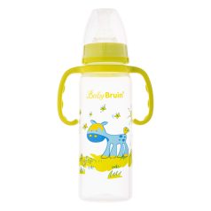   Baby Bruin polipropilén fogantyús cumisüveg, 240ml - Csacsi