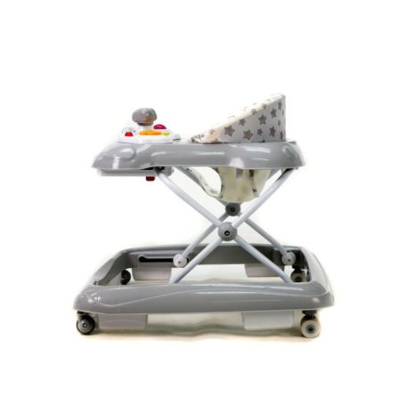 Asalvo bébikomp zenés játéktálcával - Baby Stars Grey