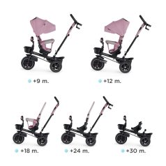 KINDERKRAFT Spinstep tricikli Pastel Pink