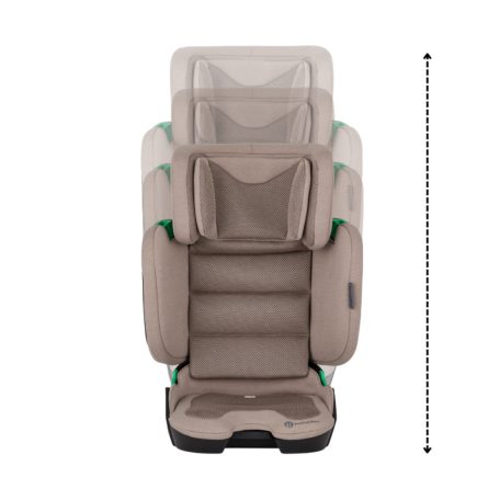 PETITE&MARS Flex Pro i-Size gyermekülés - 100-150 cm - Brown Air