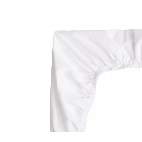 Matracvédő lepedő mózeskosárba 75*35 cm - fehér