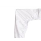 Pamut gumis lepedő mózeskosárba 40*90cm - fehér