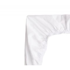 Pamut gumis lepedő mózeskosárba 40*90cm - fehér