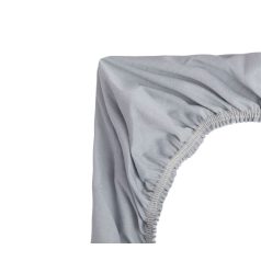 Matracvédő lepedő mózeskosárba 75*35 cm - szürke 
