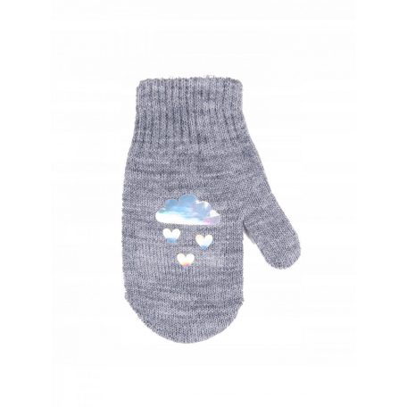 Yo! Bébi téli kesztyű 12 cm - szürke 