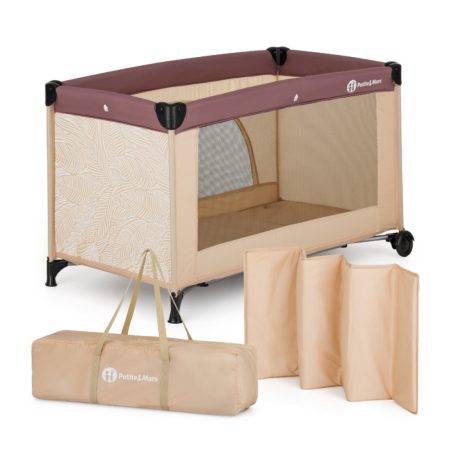 PETITE&MARS Nyja 1 szintes utazóágy - Urban Jungle Sand