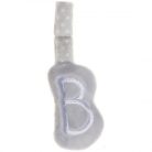 Artesavi  plüss "B" betű - babakocsi csörgőre