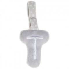 Artesavi  plüss "T" betű - babakocsi csörgőre