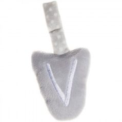 Artesavi  plüss "V" betű - babakocsi csörgőre