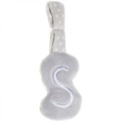 Artesavi  plüss "S" betű - babakocsi csörgőre