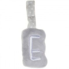 Artesavi  plüss "E"betű - babakocsi csörgőre