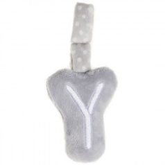 Artesavi  plüss "Y" betű - babakocsi csörgőre
