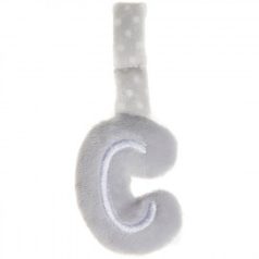 Artesavi  plüss "C" betű - babakocsi csörgőre