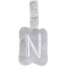 Artesavi  plüss "N"betű - babakocsi csörgőre