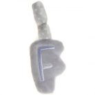 Artesavi  plüss "F" betű - babakocsi csörgőre