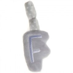 Artesavi  plüss "F" betű - babakocsi csörgőre