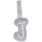 Artesavi  plüss "J" betű - babakocsi csörgőre