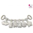 Artesavi  plüss "Z" betű - babakocsi csörgőre