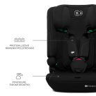 Kinderkraft I-Comfy i-Size biztonsági autósülés  76-150cm - Fekete