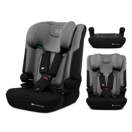 Kinderkraft I-Comfy i-Size biztonsági autósülés  76-150cm - Sötétszürke
