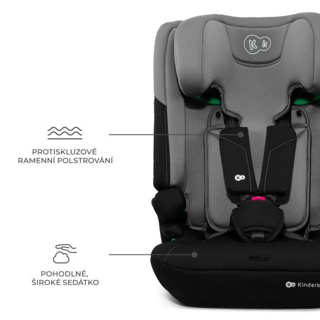 Kinderkraft I-Comfy i-Size biztonsági autósülés  76-150cm - Sötétszürke