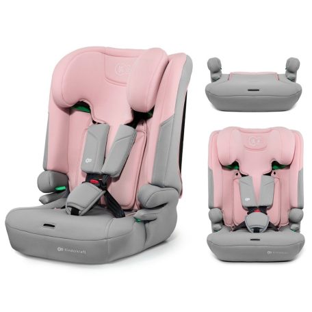 Kinderkraft I-Comfy i-Size biztonsági autósülés  76-150cm - Rózsaszín