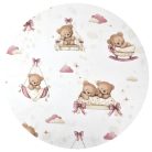 Baby Shop 2 részes babaágynemű 90x120 cm - Mackó álom rózsaszín 