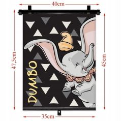 Autó ablakra árnyékoló roló  1 db - Dumbo