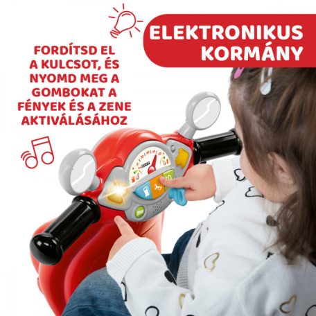 Chicco Vespa Primavera robogó 12-36 hó lábbal hajtós - piros