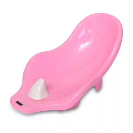 Lorelli kád leeresztő dugóval, babatartóval 88 cm + kádállvány -  Pink