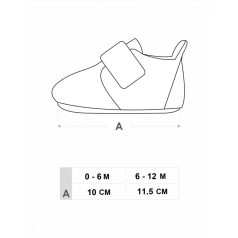 Yo! Babakocsi cipő 6-12 hó - rózsaszín 