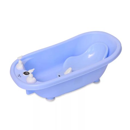 Lorelli kád leeresztő dugóval, babatartóval 88 cm + kádállvány -  Blue