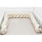 Scamp Fonott rácsvédő velvet 210 cm - Krém