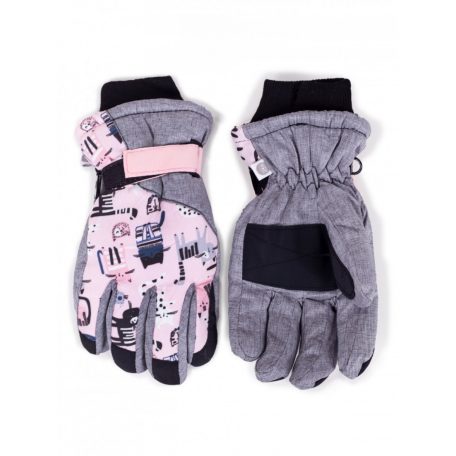 Yo! Bélelt 5 ujjas orkán kesztyű 14cm - cicás 