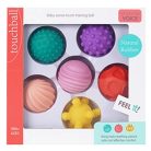 Puha tapintást fejlesztő labda szett 6 db 